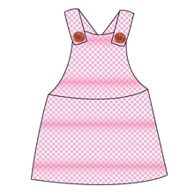 Load image into Gallery viewer, Pink Check Skirt-Alls