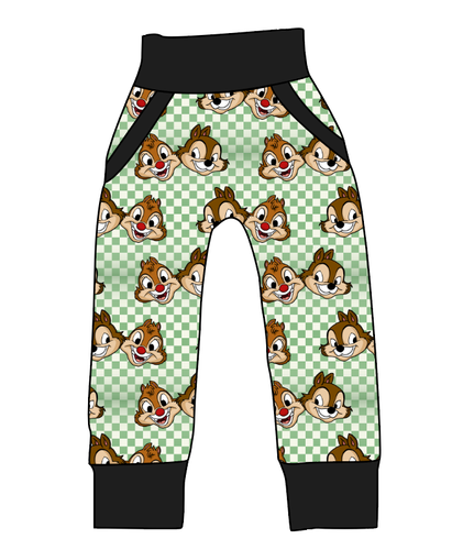 Chipmunk Pals Beanpole Pants And Shorts