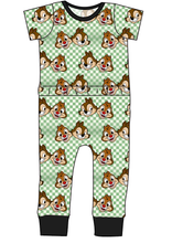 Load image into Gallery viewer, Chipmunk Pals Bennett Pants and Shorts Length T-Shirt Romper