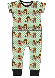 Chipmunk Pals Bennett Pants and Shorts Length T-Shirt Romper