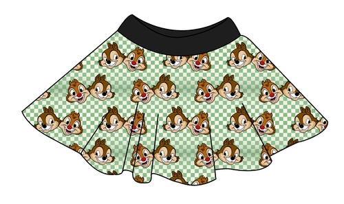 Chipmunk Pals Circle Skirt