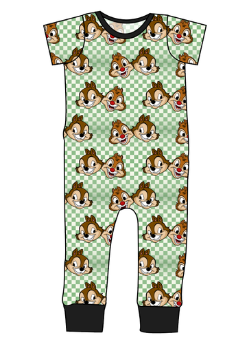 Chipmunk Pals Emmett Pants And Shorts T-Shirt Romper