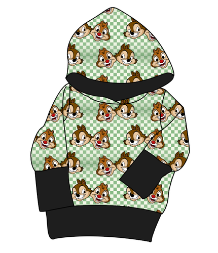 Chipmunk Pals Grow With Me Hoodie (or Crewneck)