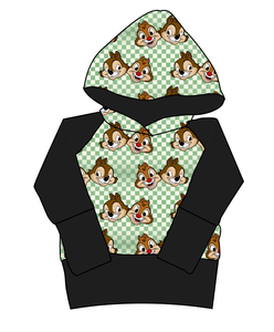 Chipmunk Pals Grow With Me Hoodie (or Crewneck)