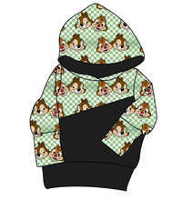 Load image into Gallery viewer, Chipmunk Pals Grow With Me Hoodie (or Crewneck)