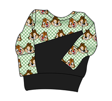 Load image into Gallery viewer, Chipmunk Pals Grow With Me Hoodie (or Crewneck)