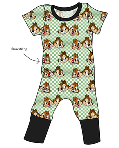 Chipmunk Pals Grow With Me Pants And Shorts Romper