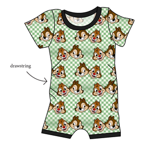Chipmunk Pals Grow With Me Pants And Shorts Romper