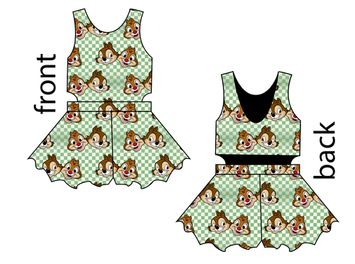 Chipmunk Pals Kids Playsuit