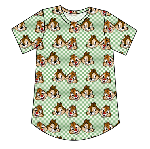 Chipmunk Pals Ladies' Relaxed Tee
