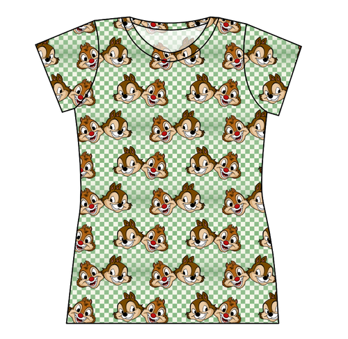 Chipmunk Pals Ladies' Basic Tee