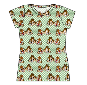Chipmunk Pals Ladies' Basic Tee
