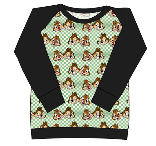 Chipmunk Pals Ladies' Classic Crewneck