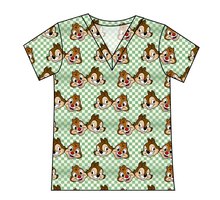 Load image into Gallery viewer, Chipmunk Pals Ladies&#39; Slouchy V-Neck Tee