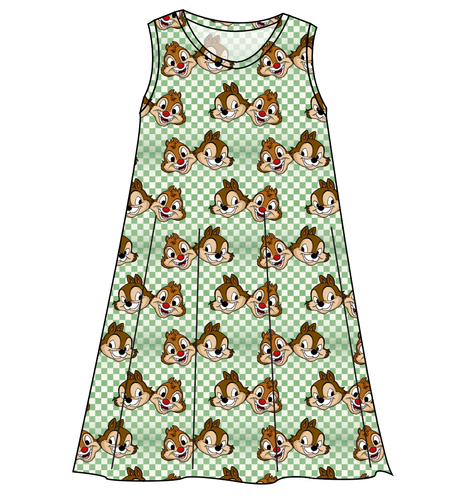 Chipmunk Pals Ladies' Swing Dress