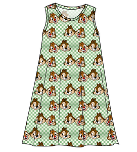 Chipmunk Pals Ladies' Swing Dress
