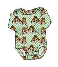 Load image into Gallery viewer, Chipmunk Pals Lap Neck Bodysuit