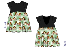 Load image into Gallery viewer, Chipmunk Pals Low Back Dress