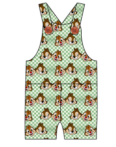 Chipmunk Pals Overalls and Shortalls