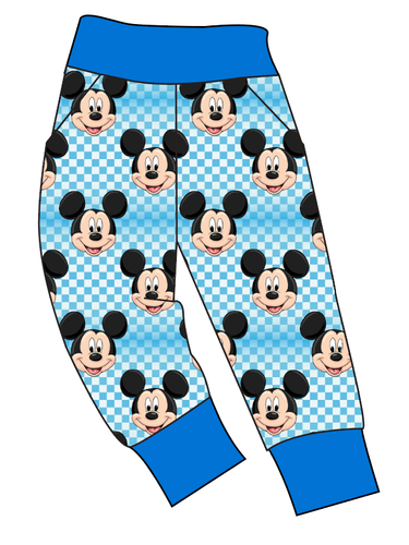 Mickey Check Basic Joggers And Jogger Shorts