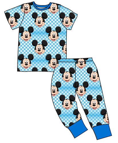 Mickey Check Basic Loungewear Set