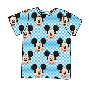 Mickey Check Basic Tee and Tank