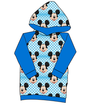 Load image into Gallery viewer, Mickey Check Classic Hoodie (or Crewneck)