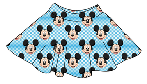 Mickey Check Ladies' Circle Skirt