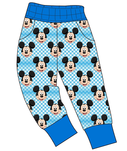 Mickey Check Mens' Joggers and Jogger Shorts