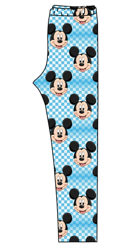 Mickey Check Ladies' Lounge Leggings