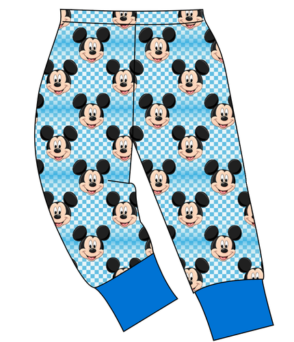 Mickey Check Mens' Lounge Pants