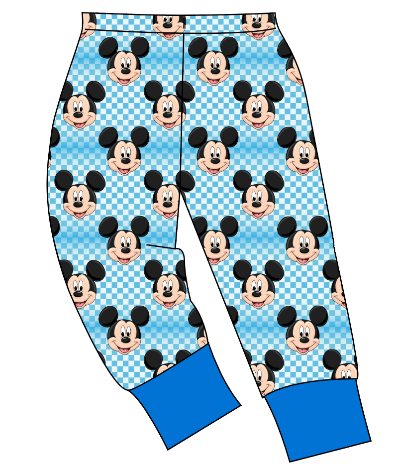 Mickey Check Mens' Lounge Pants