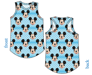 Mickey Check Ladies' Summer Tank
