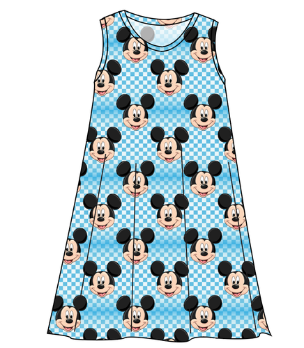 Mickey Check Ladies' Swing Dress
