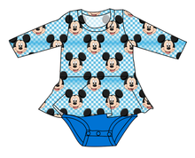 Load image into Gallery viewer, Mickey Check Peplum Top
