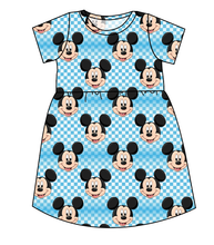 Load image into Gallery viewer, Mickey Check Play Dress