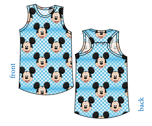 Mickey Check Summer Tank