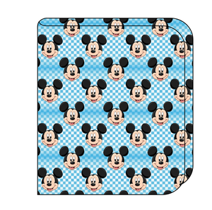 Mickey Check Swaddle Blanket
