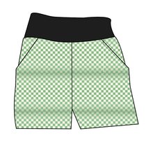 Load image into Gallery viewer, Green Check Basic Joggers And Jogger Shorts