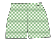Load image into Gallery viewer, Green Check Ladies&#39; Lounge Shorts