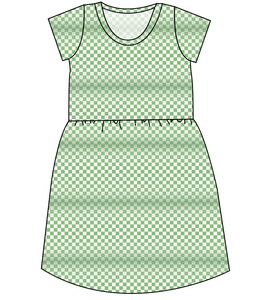 Green Check Ladies' Play Dress