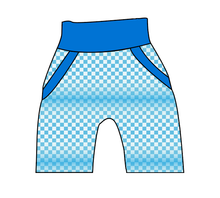Load image into Gallery viewer, Blue Check Beanpole Pants And Shorts