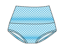Load image into Gallery viewer, Blue Check Ladies&#39; Underwear
