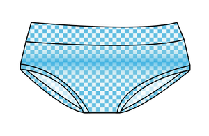 Blue Check Ladies' Underwear