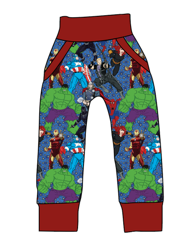 Superhero Smash Beanpole Pants And Shorts