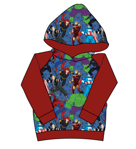 Superhero Smash Classic Hoodie (or Crewneck)