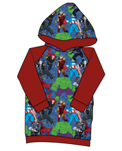 Load image into Gallery viewer, Superhero Smash Classic Hoodie (or Crewneck)
