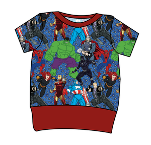 Superhero Smash Grow With Me Tee