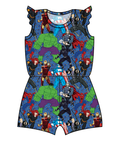 Superhero Smash Ivy Summer Romper