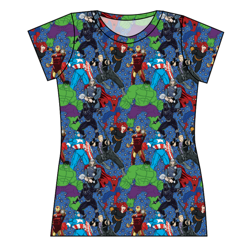 Superhero Smash Ladies' Basic Tee